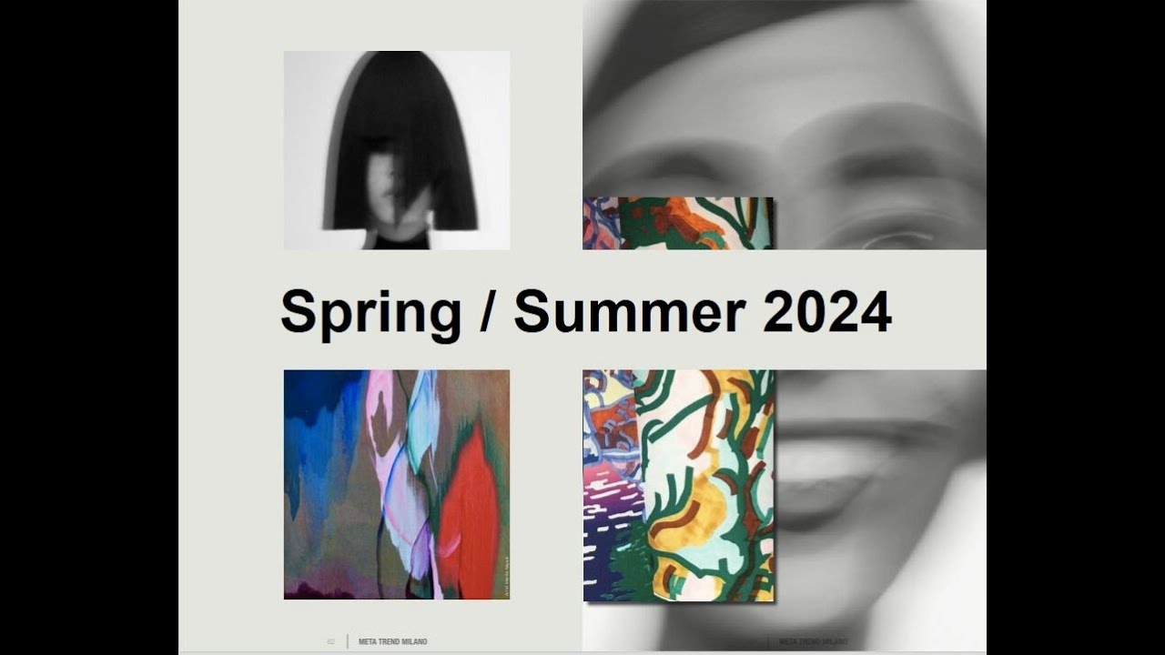 Fashion Trendbooks Spring / Summer 2024. A video presentation YouTube