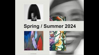 Fashion Trendbooks Spring / Summer 2024. A video presentation screenshot 4