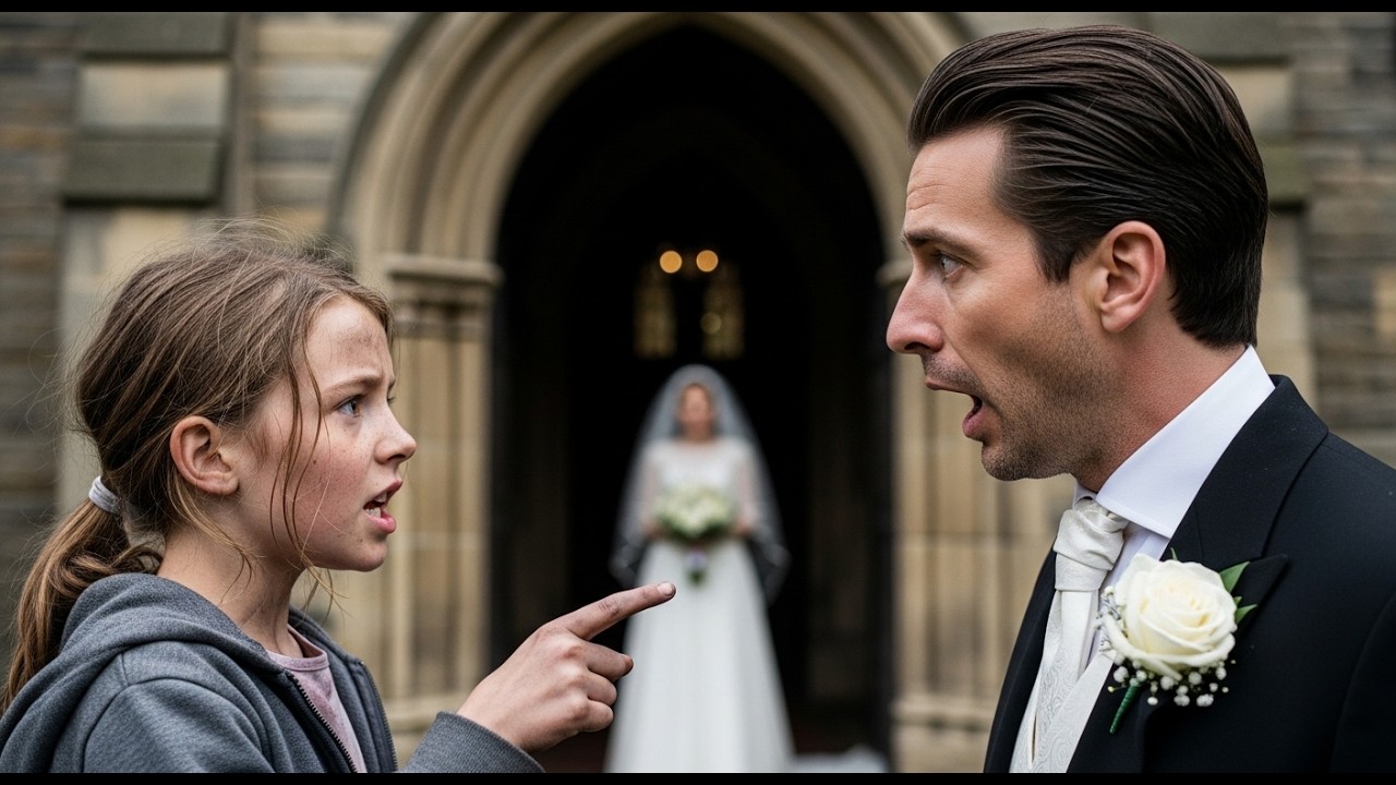 „Nie żeń się z nią” — powiedziała bezdomna dziewczynka milionerowi pod kościołem… potem ujawniła