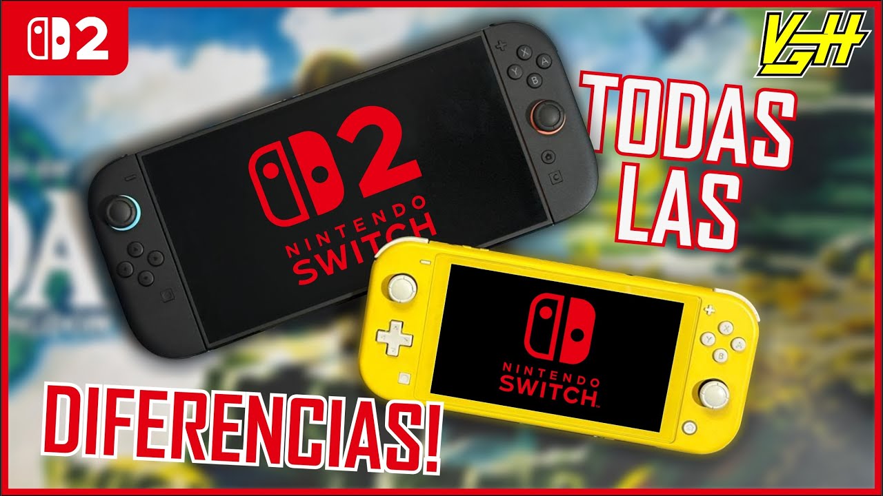 Switch 2 vs Switch Lite - UNA COMPARACIÓN CURIOSA! | VGH