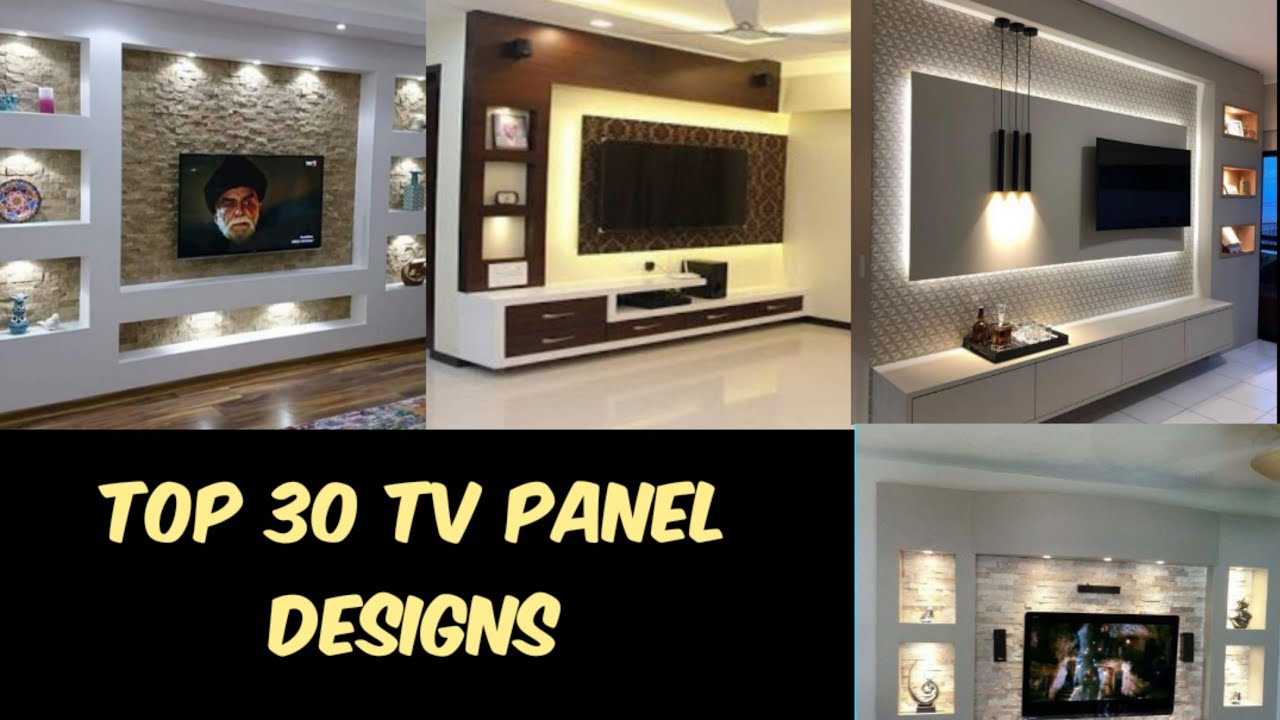 Top 30 Classy TV panel Designs || Best TV Panel Ideas || Home ...