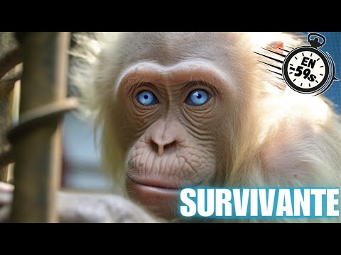 ALBA LE SEUL ORANG OUTAN ALBINOS DÉCOUVERT 