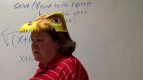 Solve equations using nth roots