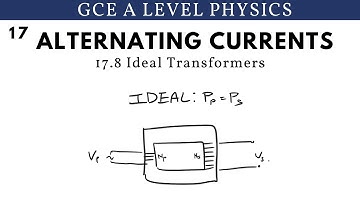 GCE A Level Physics | Ideal Transformers (Alternating Currents Chapter)