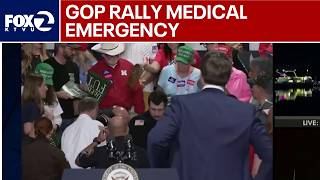 J.D. Vance enters crowd during medical emergency at Nebraska GOP rally | KTVU
