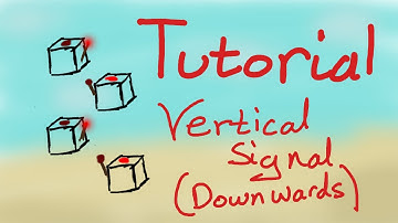 Redstone Tutorial | Vertical Wire (DOWN)