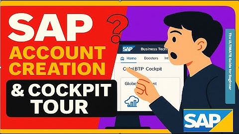 SAP BTP Account Creation & Cockpit Tour