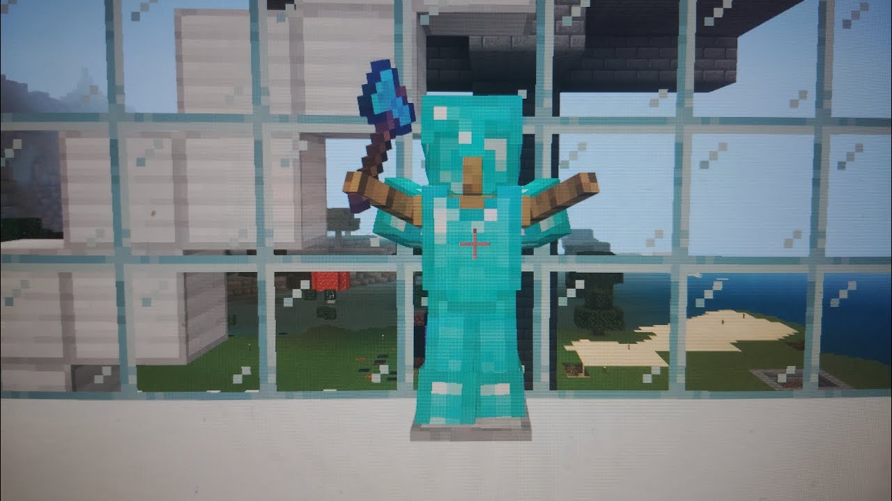 I got full enchanted diamond armor and tools in Minecraft - YouTube
