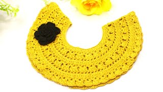 #20Vary nice crochet yoke 20||কুরুশের বাচ্চাদের জামার গলার ডিজাইন/Maksudalima