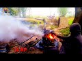 Old diesel engine start up with fire l tubewell technology l agriculture in pakistan 2024