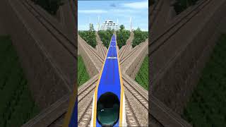 High-speed train collision at a crossing #railways #train #railcrossing