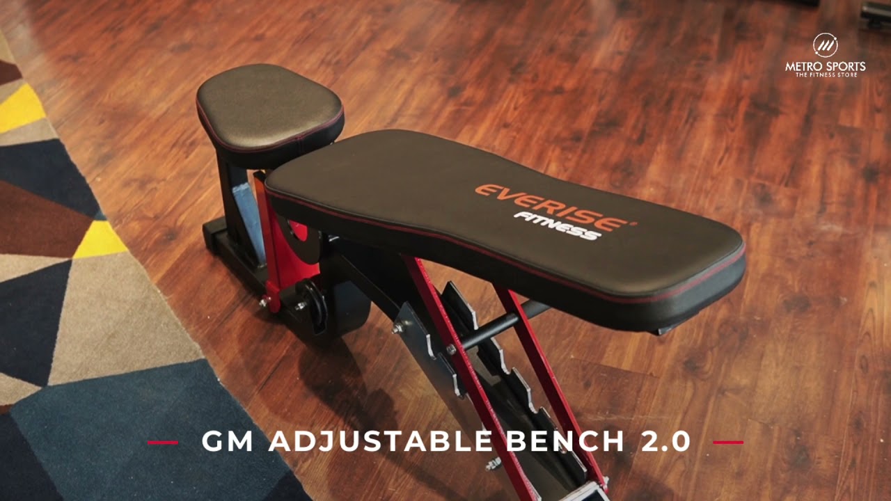 GM Adjustable Bench 2.0 | Best Heavy Duty Multipurpose Adjustable Bench for Commercial & Home Use