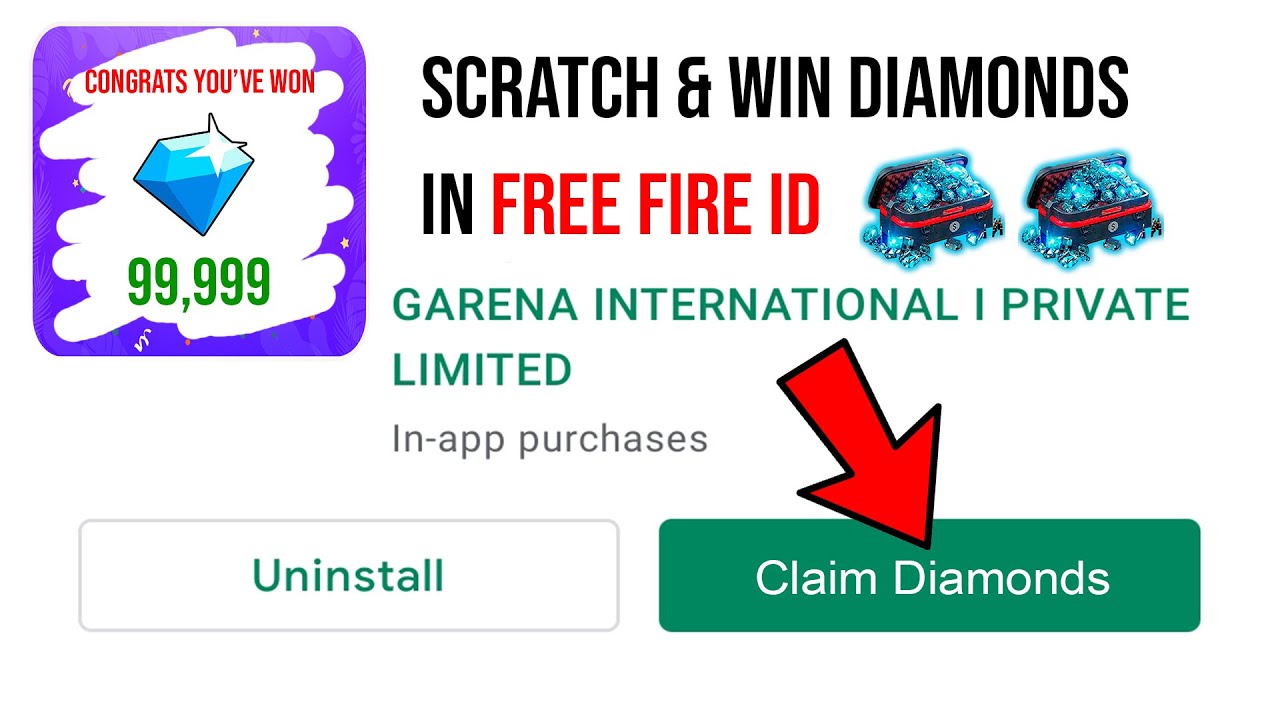 Scratch and Win Diamonds in Free Fire Free Fire Scratch and Win
