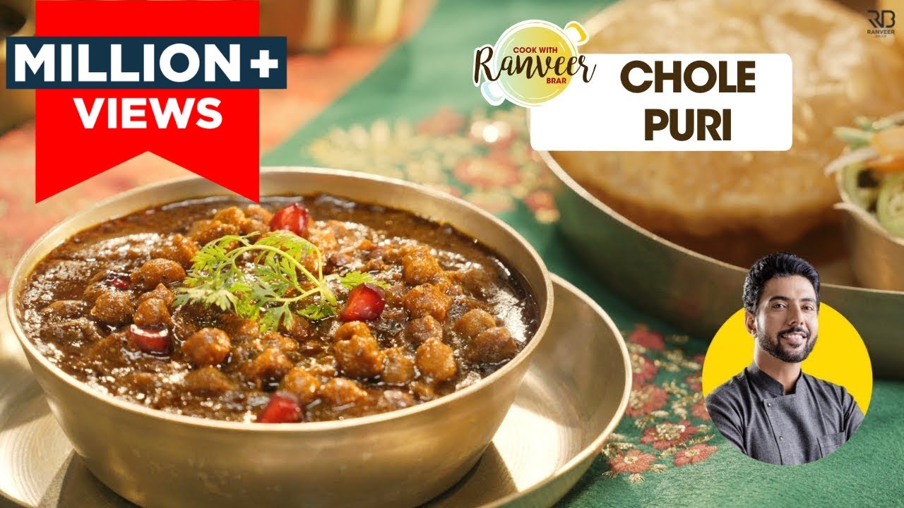 Chole Puri Kala Chana Masala