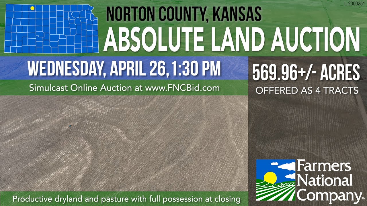 Simulcast Auction Norton County, Kansas L2300251 YouTube