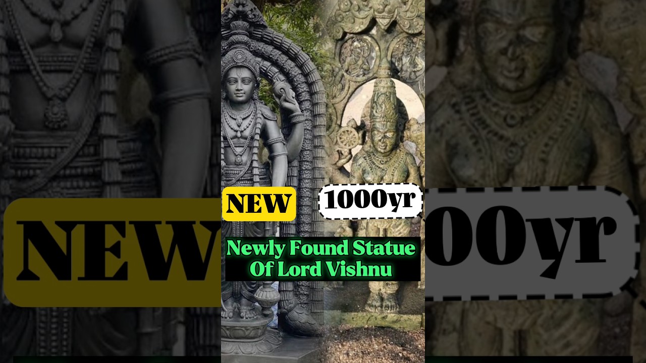 Resemblance to Ram Lalla Idol:Ancient Lord Vishnu Statue Discovered Near Krishna River
