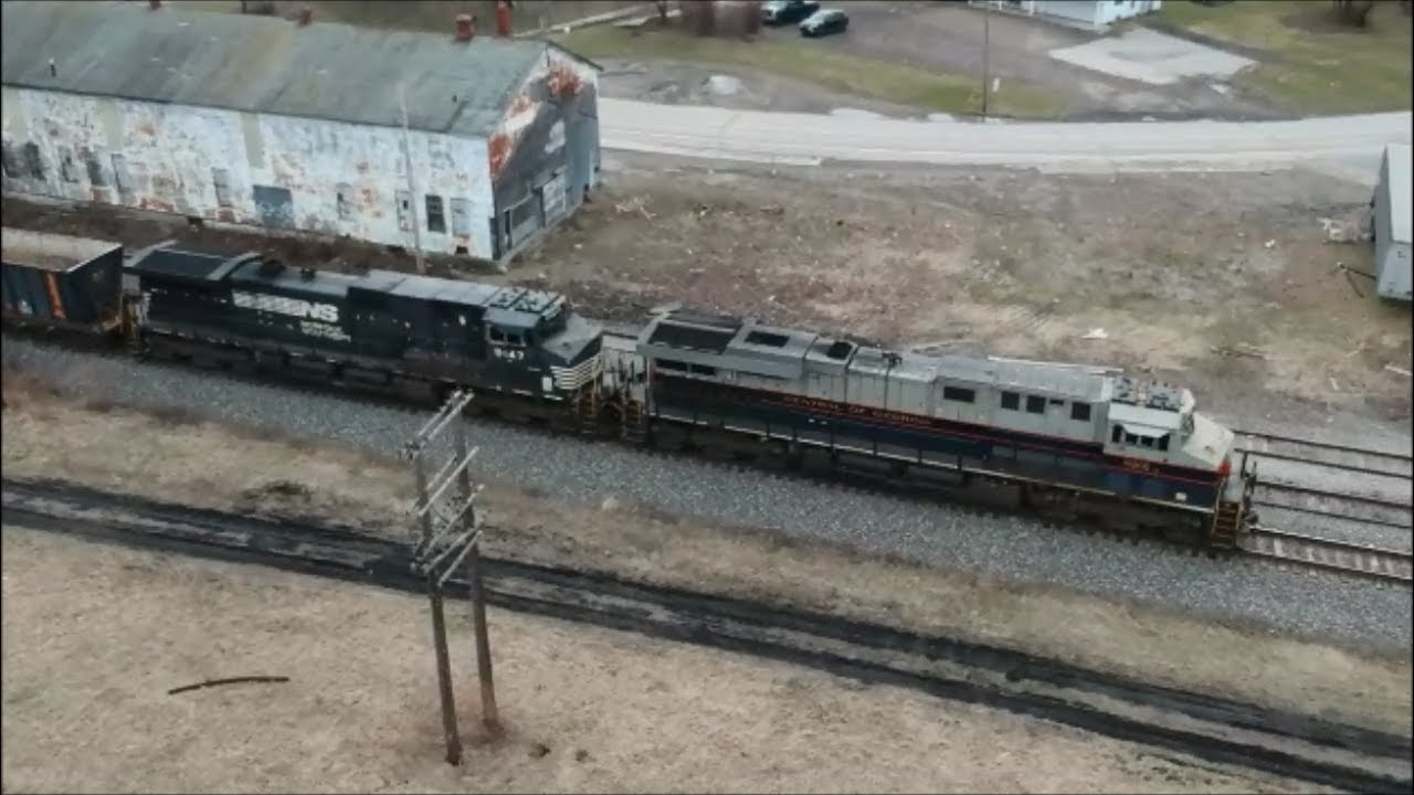 NS 8101 Central of Georgia Heritage Unit Leads 15M (Drone)