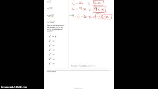 Unit 2B Day 1 Imaginary & Complex