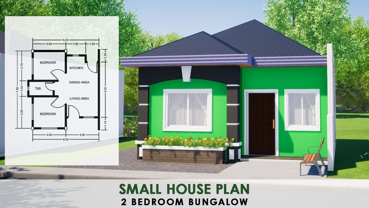 Small House Design 6x7 Meters 2