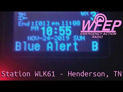 EAS Blue Alert Test On NFWC Henderson WLK61 11 24 19