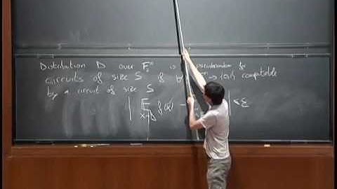 PMSP - Regularity Lemmas in graph theory, additive combinatorics and TCS I - Luca Trevisan