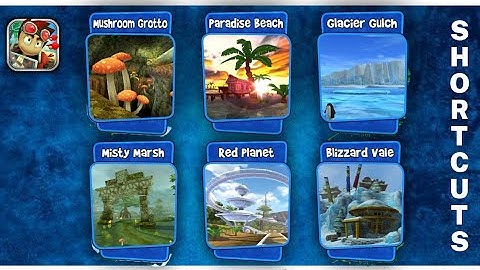 Beach Buggy Racing - All Map Secret Shortcut - Map 7-12 All Shortcuts - Android Game Play