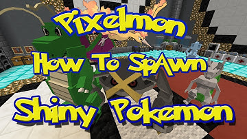 Pixelmon Tutorials: How To Spawn Shiny Pokemon (Begginers Guide)