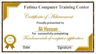 How to make a certificate || Certificate in PowerPoint