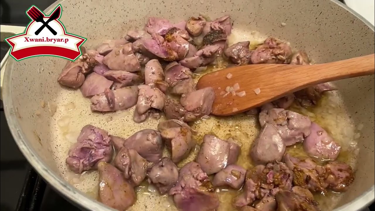 جگەری مریشك بە شێوازێكی زۆر خۆش و بەتەمام (أطیب وأسهل كبدة الدجاج) how to make chicken liver