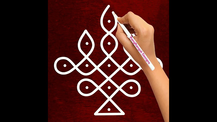 Easy Kolams for Friday | Latest Rangoli Designs with 5*1 dots | Simple Muggulu | Easy Rangoli Design