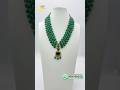 African Strawberry Beads Customized Necklace With 1 Gram Gold Trending Pendant | RH Jewellers