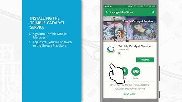 Trimble Mobile Manager  How to install the Trimble Catalyst Service