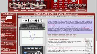 How to Use Cemetech's TI-84 Emulator Using 2 Different ROM Images