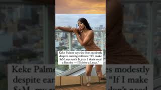 "if I make $1M ,i spend $1500 for rent so I don't need Bentley I'll drive Lexus"#kekepalmer
