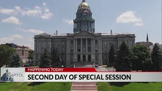 Second day of a special legislative session happening Friday