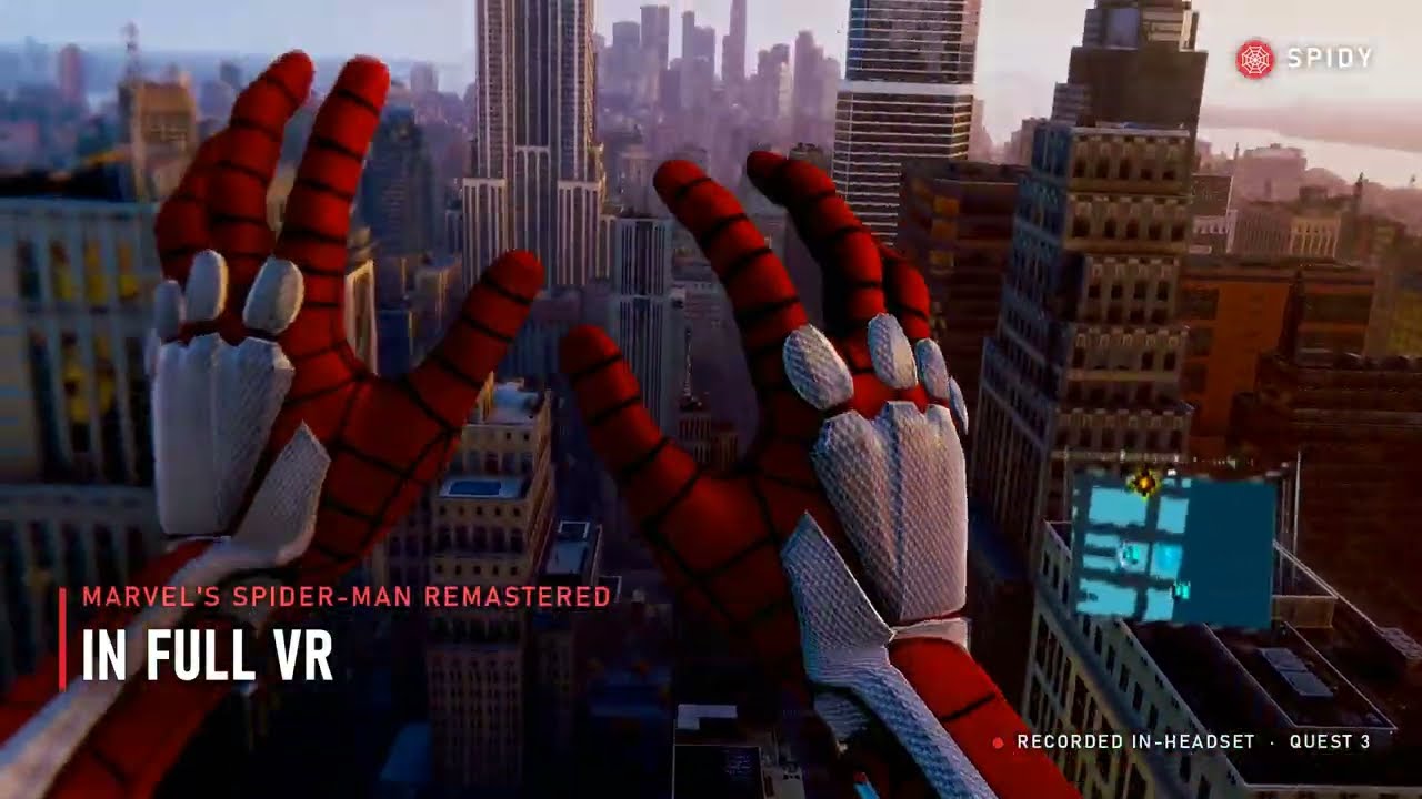 The trailer: Spider-Man Remastered in full VR