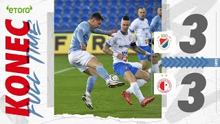 Sestřih: Baník Ostrava 3:3 Slavia Praha