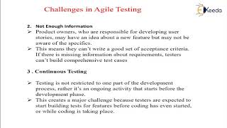 Challenges in Agile testing - Software Testing and Quality Assurance