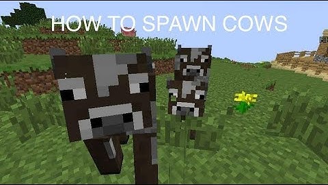 how to spawn cows in minecraft creative mode