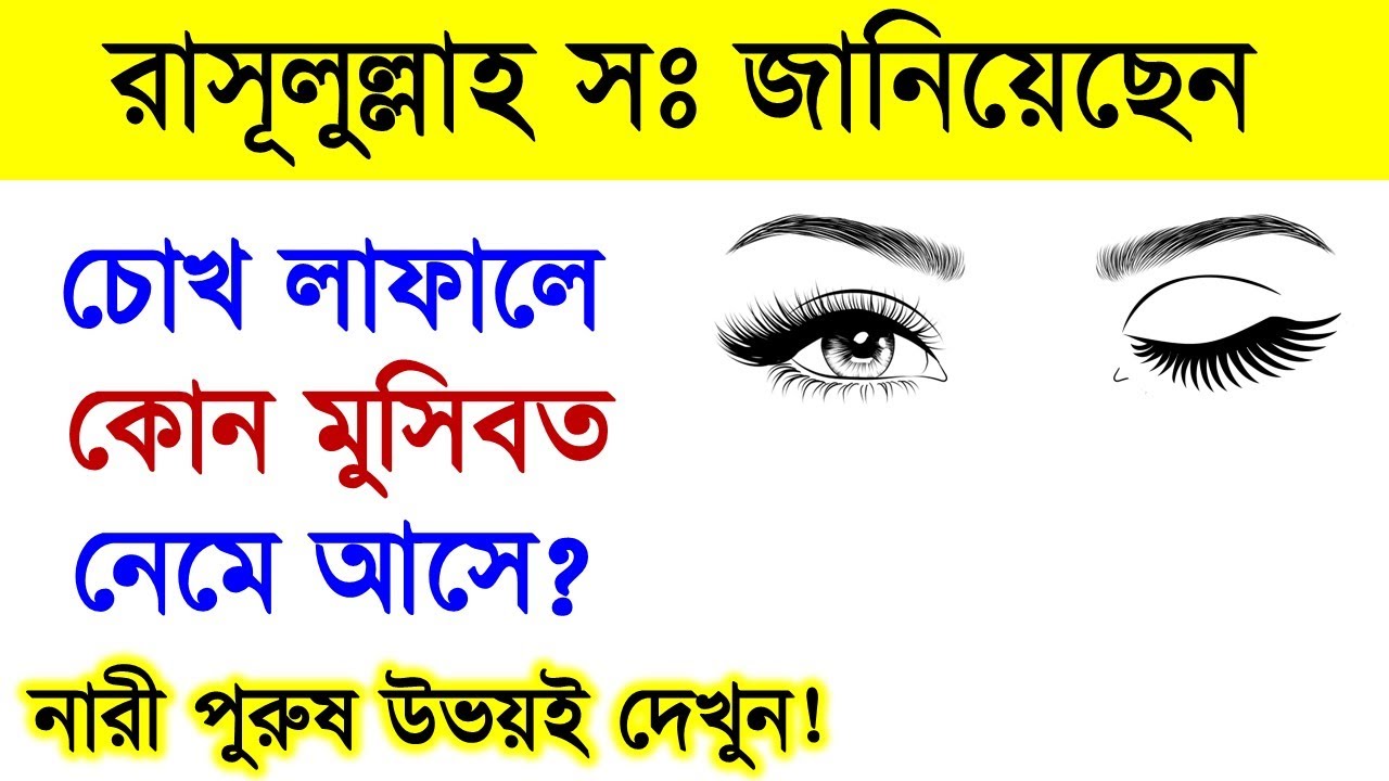 রাসুলুল্লাহ সাঃ জানিয়েছেন চোখ লাফালে কোন মুসিবত নেমে আসে┇বিড়াল রাস্তা কাটলে কি হয়┇Islamic Knowledge