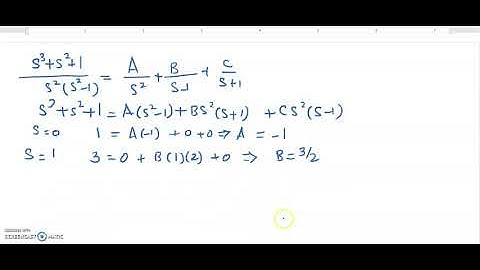 Laplace Transform for solving IVP part 1