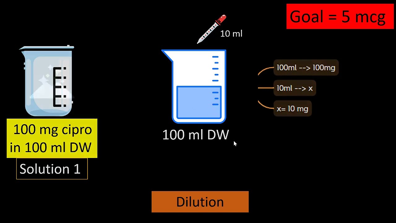 calibration curve - ciprofloxacin assay
