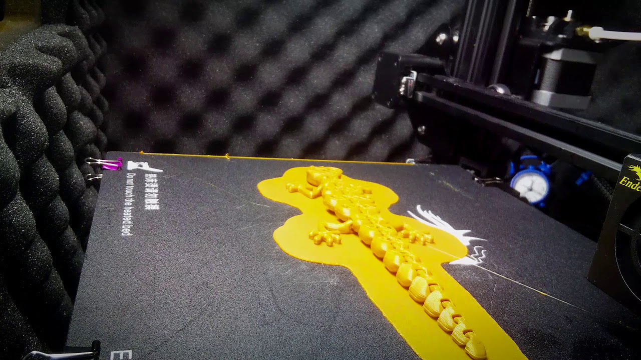 3D Printing Time Lapse Test : Lizard - YouTube