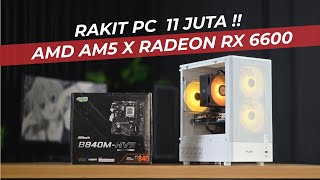 Build an entry-level AMD AM5 PC, costing 11 million Rupiah!! | AMD Ryzen 5 8400F | Asrock B840M HVS