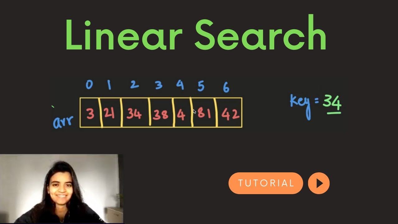 Linear Search | Linear Search in 5 minutes | Explained with example ...