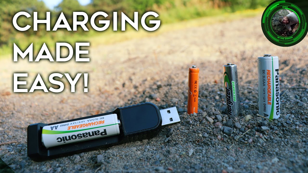 Backpacking Life Saver Universal USB Battery Charger For AA, AAA