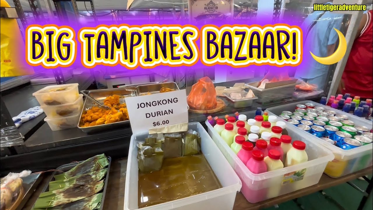 Pelita Raya Tampines Ramadan Bazaar 2026 🌙 Huge Bazaar & Jongkong Durian So Sedap! 🤤