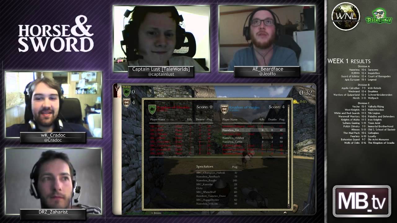 Horse&Sword | EP010 with @captainlust, Zaharist, @Jeoffo and @Cradoc