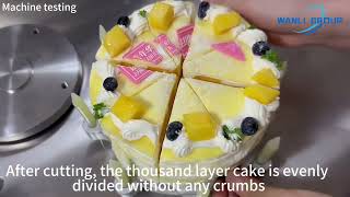 Wanli Ultrasonic Round Cake Cutting Machine