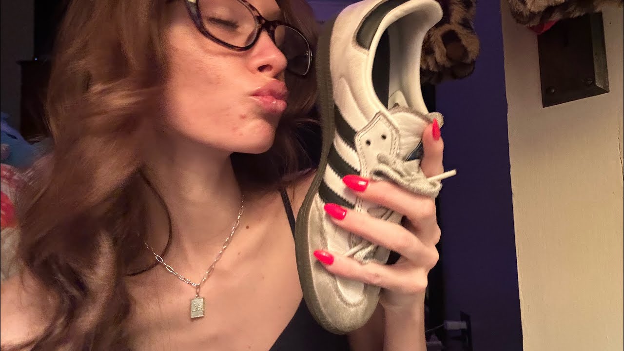 lofi asmr tapping and scratching on my shoe collection 👟 tingly asmr for insomnia 💕